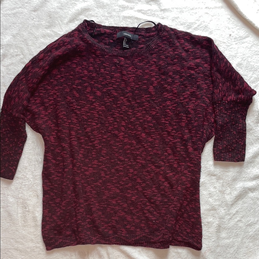 Forever 21 Maroon Sweater